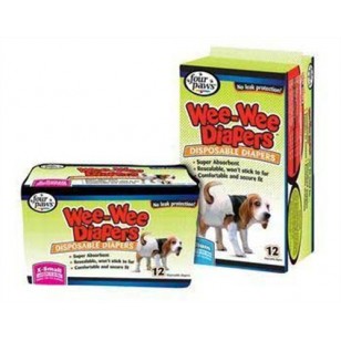 Pañales WEE WEE XS (Entre 1,8kg y 3,6kg de peso) (Medida de Cintura entre 25 cm y 33cm) 